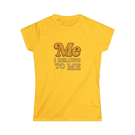 Self-Love Women’s Softstyle Tee, Motivational Shirt, Gift for Her, Empowerment Tee, Casual Wear, Birthday Gift, Positive Affirmation Tee