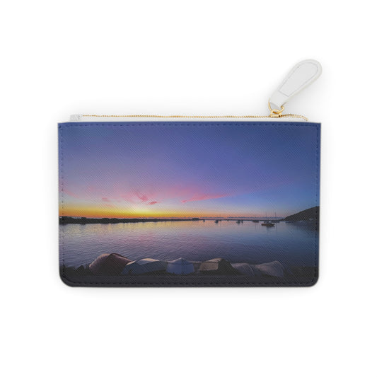 Oamaru Sunrise Mini Clutch Bag - Perfect for Travel, Gifts, Evening Out, Parties, Festivals, Beach Days
