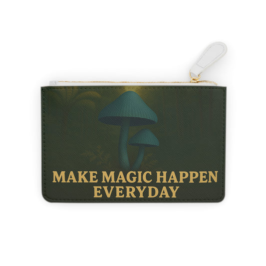 Magical Mini Clutch Bag - Make Magic Happen Everyday | Cute Organizer, Gift for Her, Daily Essentials, Fashion Accessory, Travel Pouch