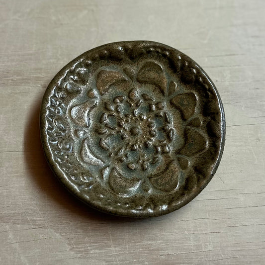 Cute, Lace Imprint Dish – Handmade with Vintage Charm