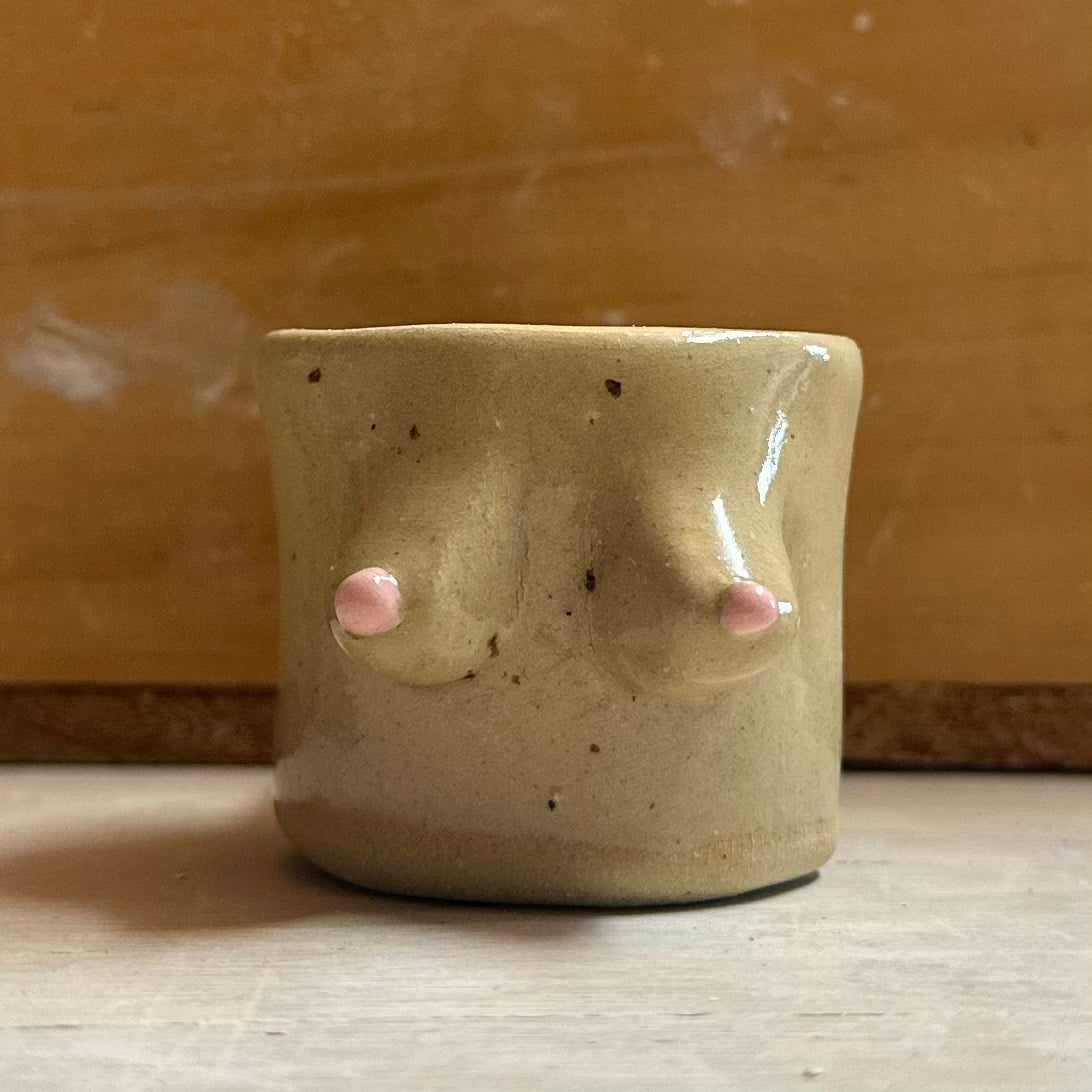 Beautiful minis - Mini Boob Mug – Handmade Ceramic Shot Cup